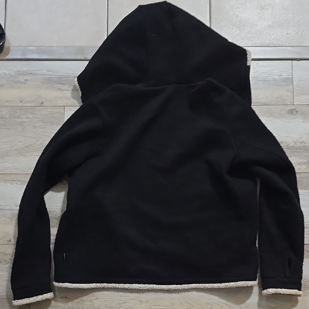 Kuhl Alfpaca Fleece Apres Hoodie Jacket Size M Full Zip Faux Shearling Thumbhole - Picture 4 of 4